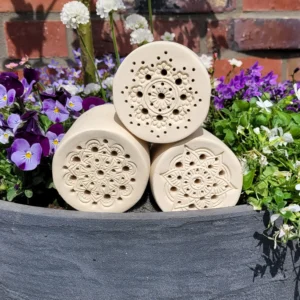 Bienenstein fĂŒr Wildbienen im "Mandala"-Motiv mit Farbauswahl (BS-OA-MR030)